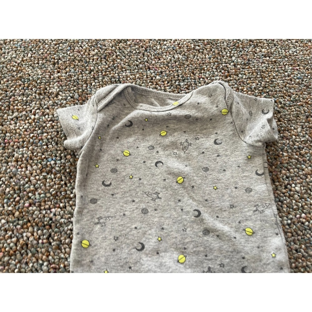 Carter's Precious First Boys Planet Rocketship Bodysuit 6M - Picture 3 of 3